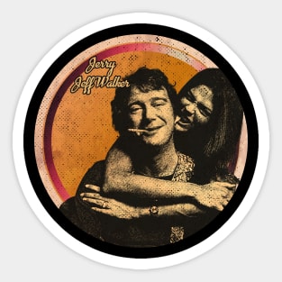 Jerry Jeff Walker 21 RETRO Sticker